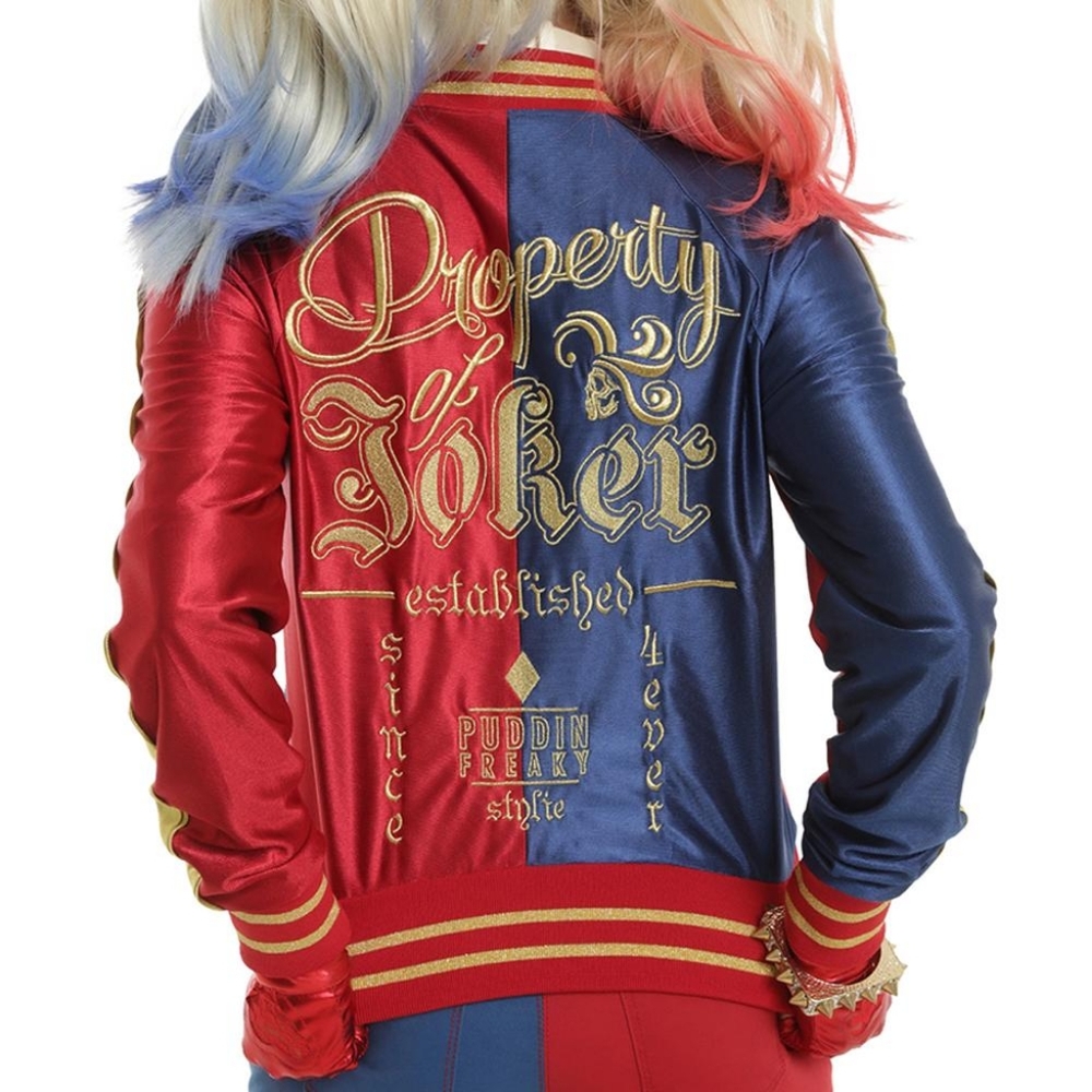 Suicide squad Harley Quinn hot topic bomber jacket